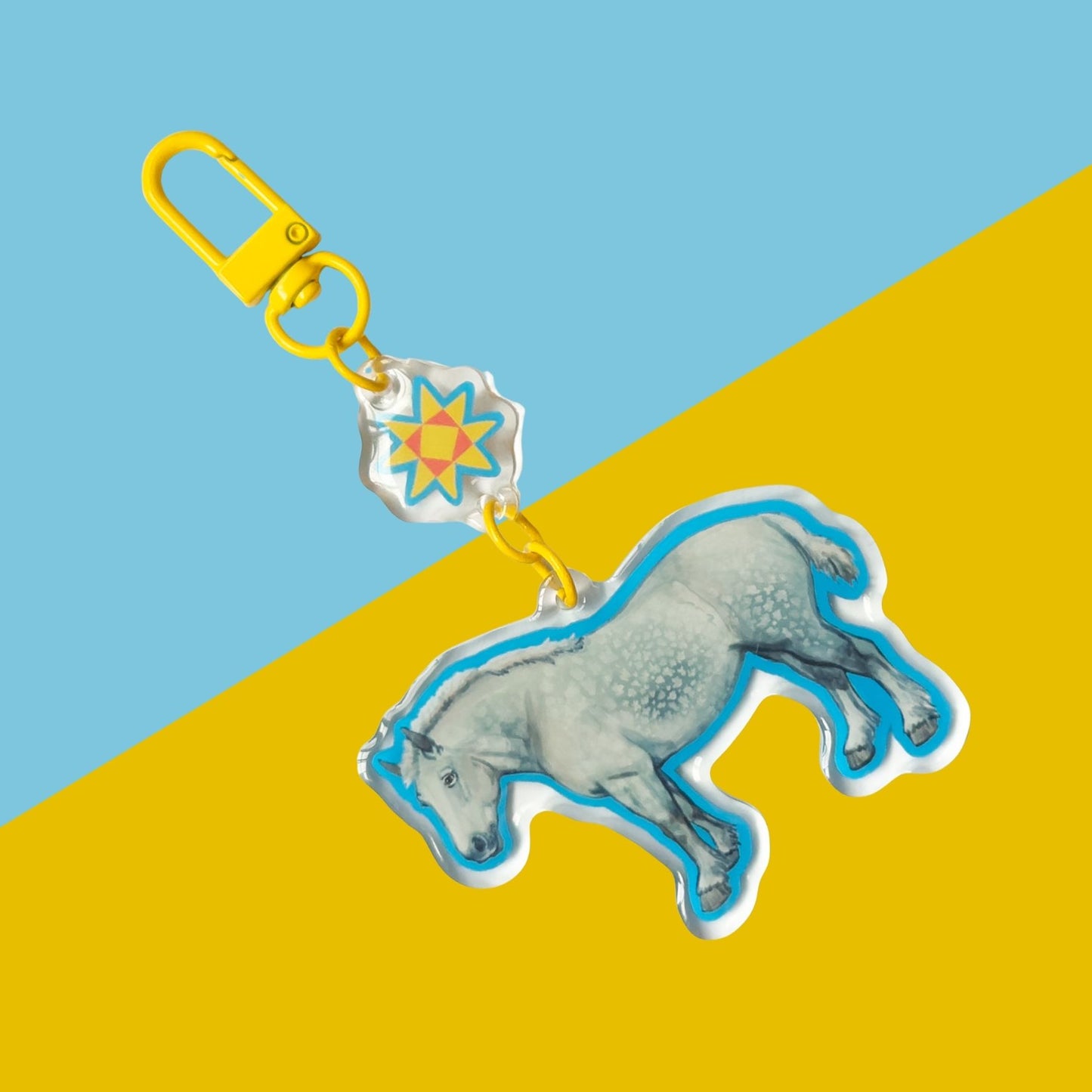 Percheron Keychain