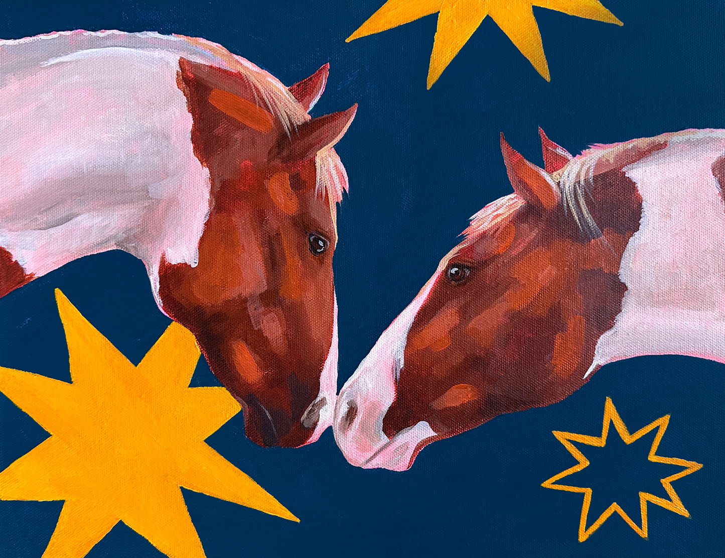 Acrylic Horse Portrait Commission