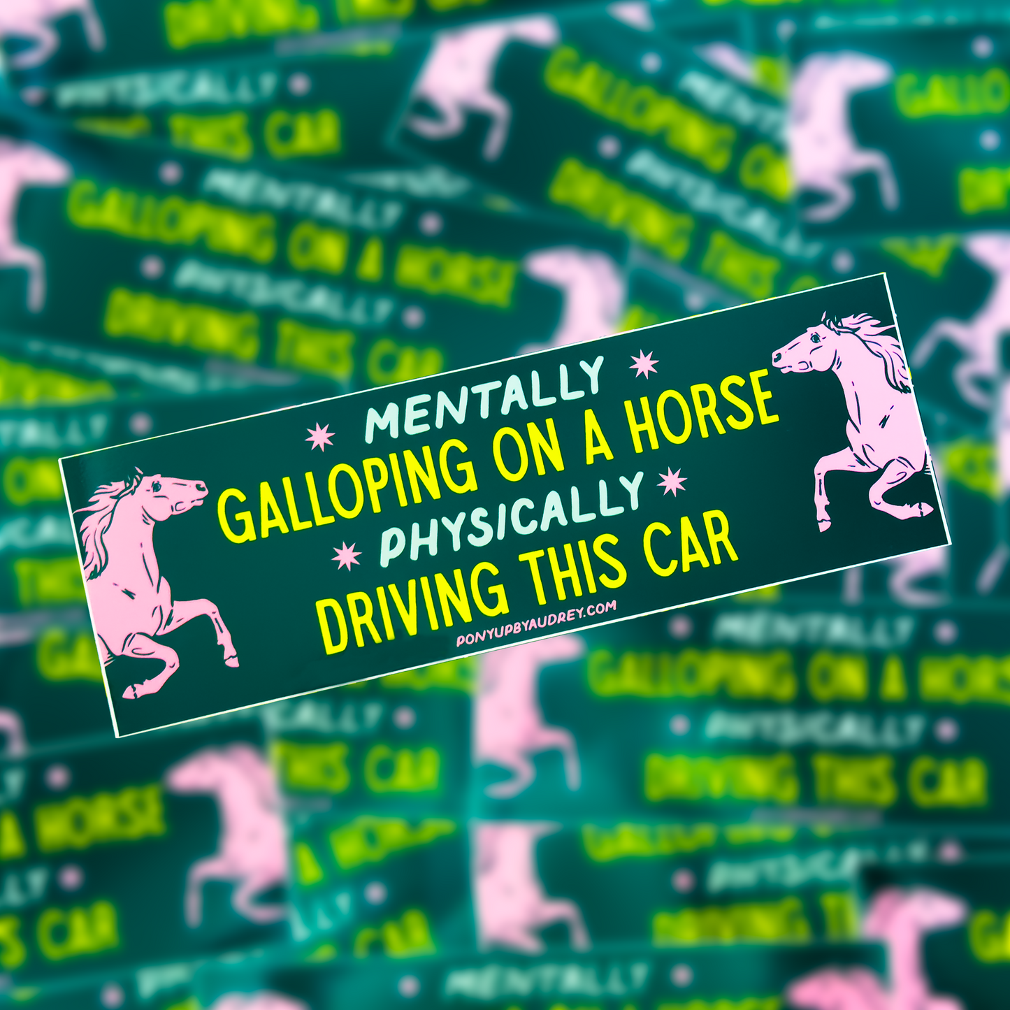 Mentally Physically Bumper Sticker