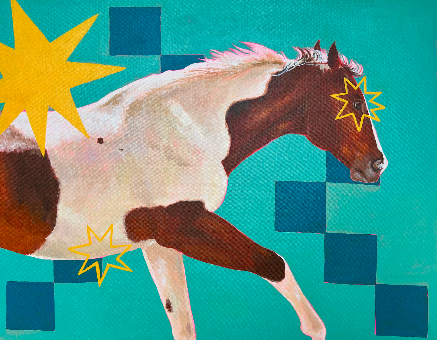 Acrylic Horse Portrait Commission