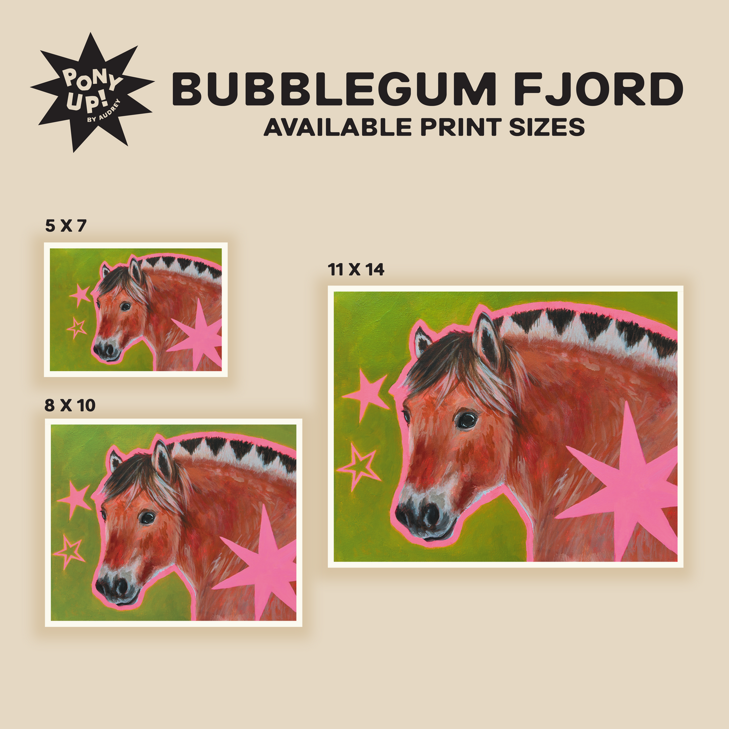Bubblegum Fjord Print