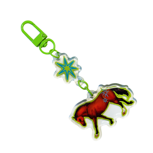 Bay Warmblood Keychain
