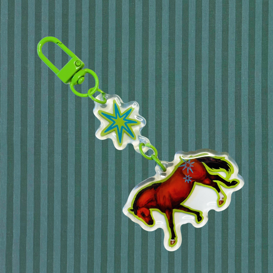 Bay Warmblood Keychain