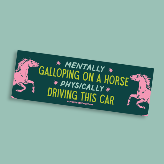 Mentally Physically Bumper Sticker