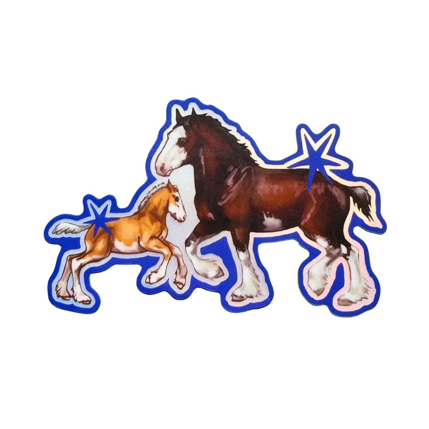 Clydesdale Family Sticker