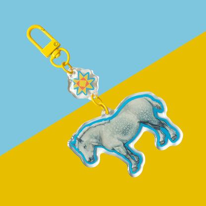 Percheron Keychain