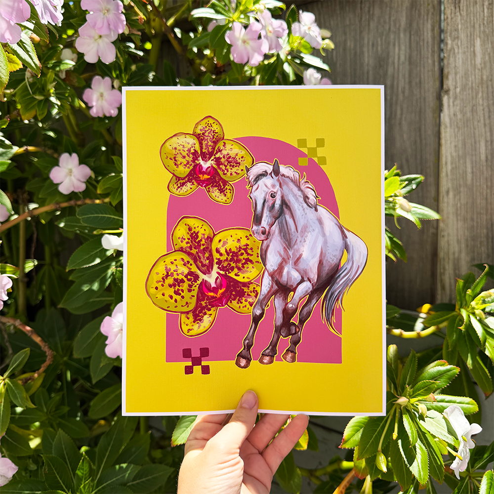 Orchid Appy Print