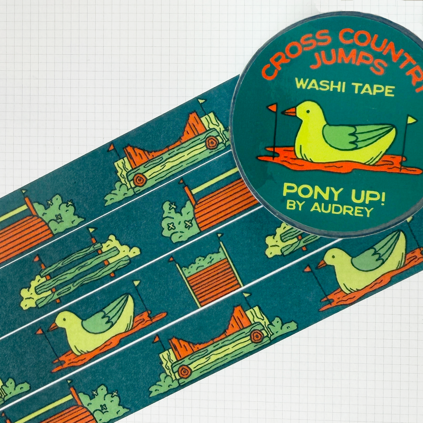 Cross Country Jump Washi Tape