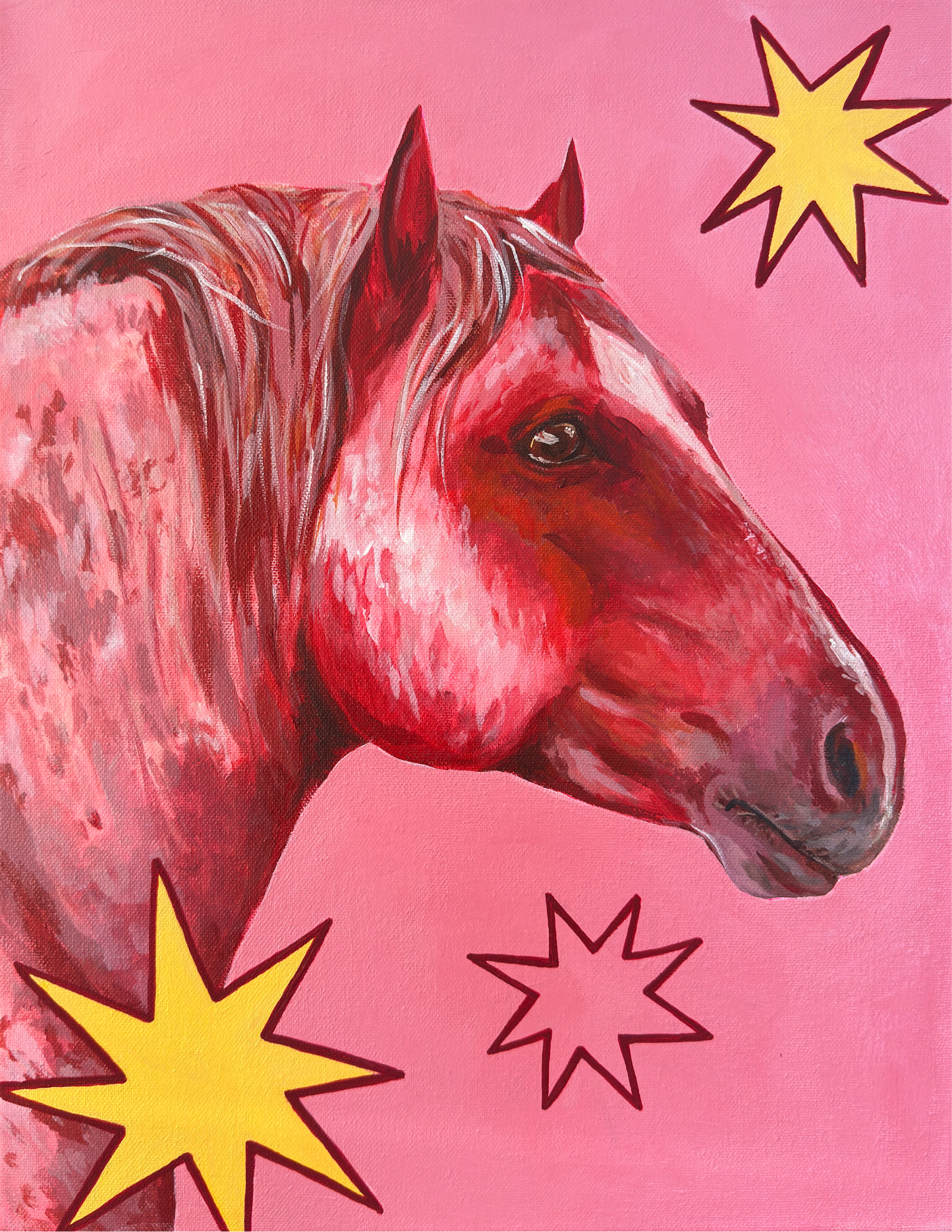 Pink Pony Print